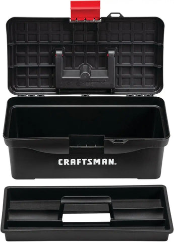 CRAFTSMAN Tool Box, Lockable, 13 in., Red/Black (CMST13004)