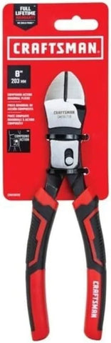 CRAFTSMAN Diagonal Cutting Pliers, 8-Inch Compound Action (CMHT81718)