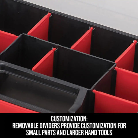 CRAFTSMAN 10-Compartment Small Tool Storage Organizer, Plastic (CMST14021) (Pack of 6)