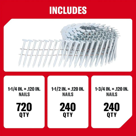 CRAFTSMAN 15 Coil Galvanized Roofing Nails Project Pack (CMCR15PP)