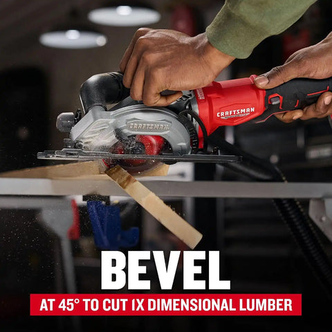 CRAFTSMAN V20 4-1/2 Inch Cordless Circular Saw, Bare Tool Only (CMCS405B)