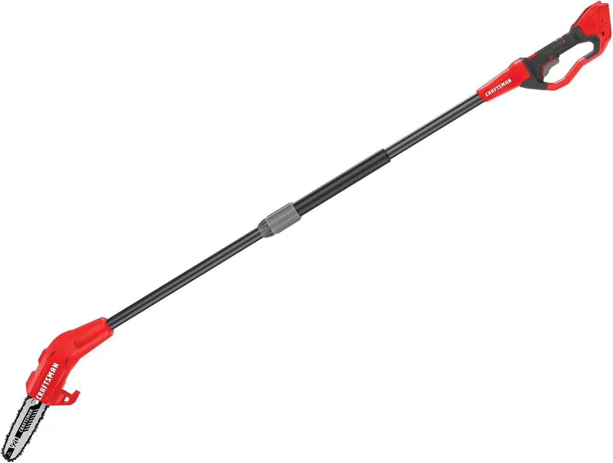 CRAFTSMAN Pole Saw, Pole Saws for Tree Trimming, Cordless V20 Tool-Only Tree Trimmer, Up to 14 Ft Extended Reach (CMCCSP20B)