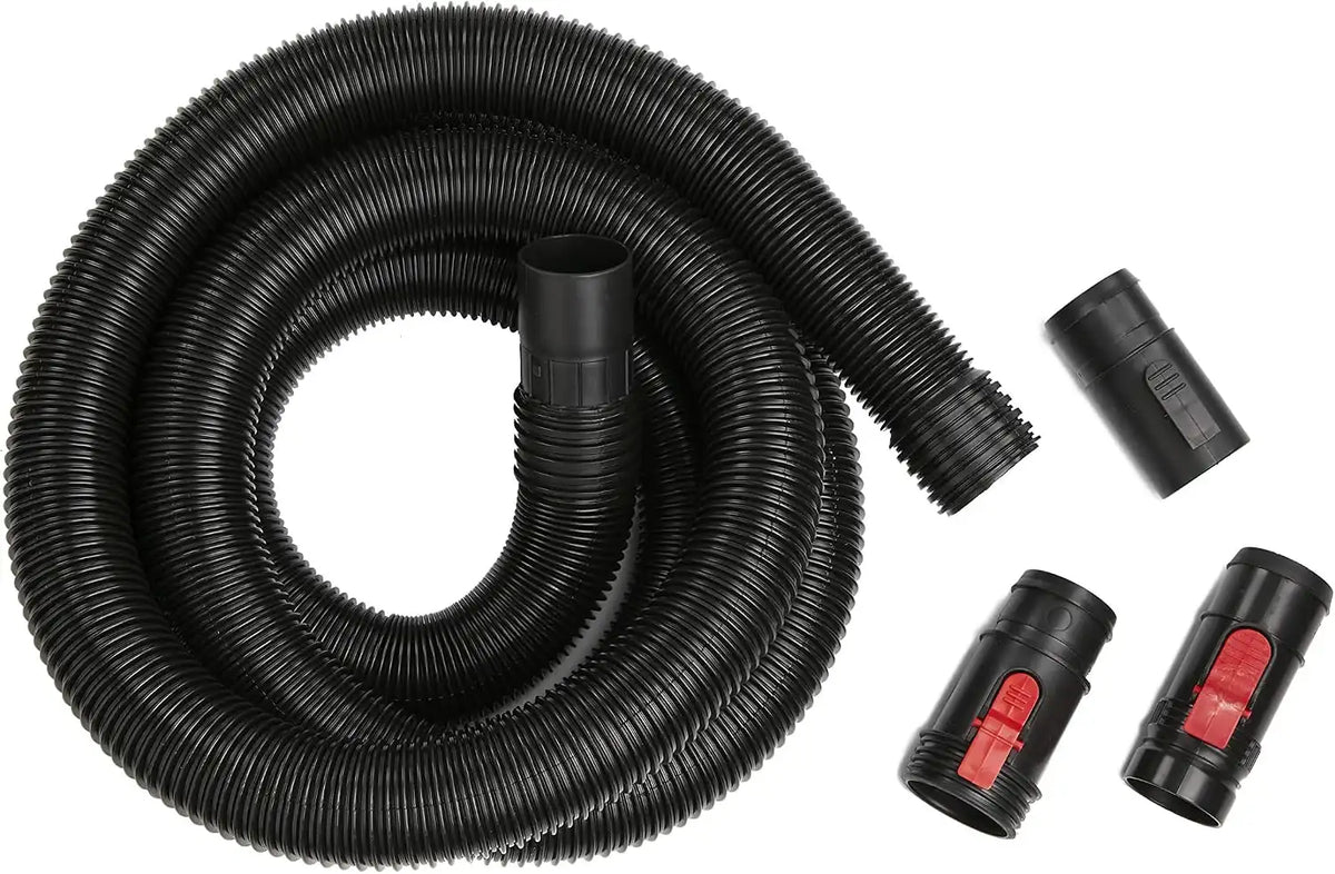 CRAFTSMAN CMXZVBE38758 2-1/2 in. x 13 ft. POS-I-LOCK Wet Dry Vacuum Hose | Industrial-Grade Shop Vacuum Hose Attachment Kit, Fits Most CRAFTSMAN Wet/Dry Vacuums with a 2-1/2 in. Diameter Inlet