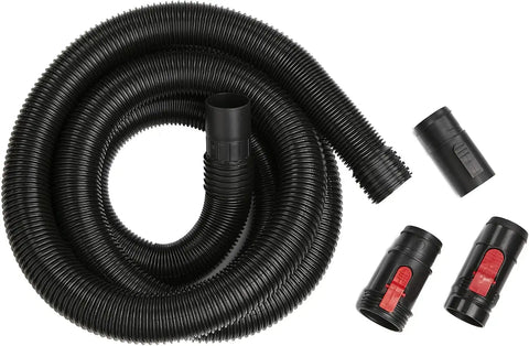 CRAFTSMAN CMXZVBE38758 2-1/2 in. x 13 ft. POS-I-LOCK Wet Dry Vacuum Hose | Industrial-Grade Shop Vacuum Hose Attachment Kit, Fits Most CRAFTSMAN Wet/Dry Vacuums with a 2-1/2 in. Diameter Inlet