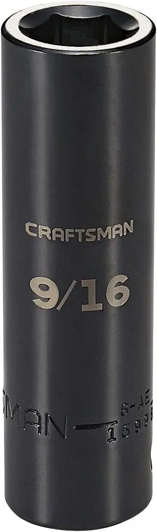 CRAFTSMAN Deep Impact Socket, SAE, 1/2-Inch Drive, 9/16-Inch (CMMT15998)