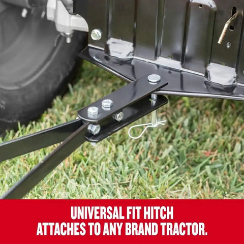 CRAFTSMAN (CMXGZBF7124315), 40-Inch Tow Behind Lawn Dethatcher, 20 Durable Spring Steel Tines Lawn dethatcher, Designed to Pull Behind Lawn and Garden Tractors, Black