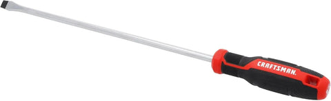 CRAFTSMAN Screwdriver SL3/8 in. x 12 in. Extra Long Slotted, Magnetic Tip, Comfort Grip (CMHT65167)