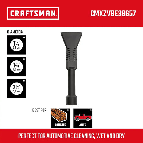 CRAFTSMAN CMXZVBE38657 1-1/4 in. to 2-1/2 in. Claw Nozzle Vac Attachment