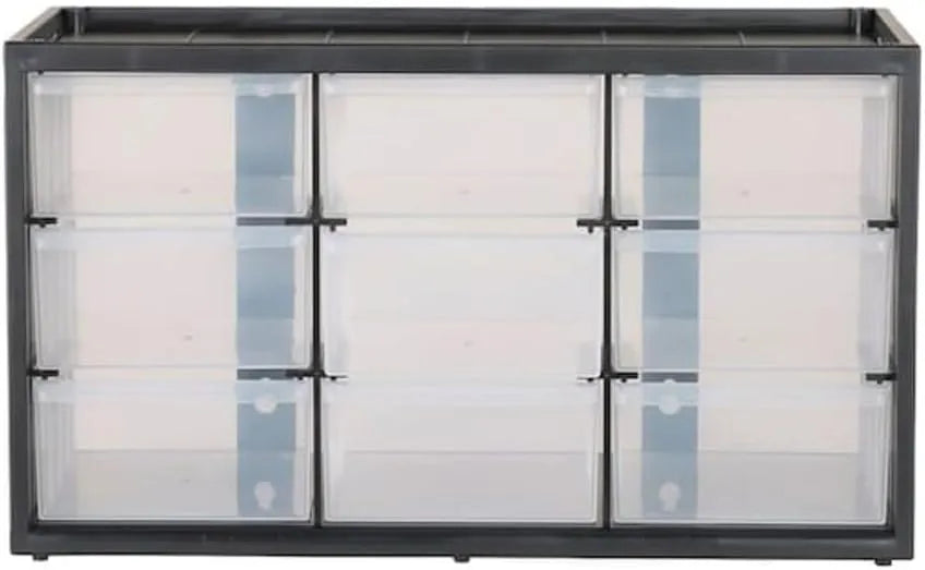 CRAFTSMAN Plastic Storage Organizer Bin System, 9 Compartment, Modular, Home Office (‎CMST40709)