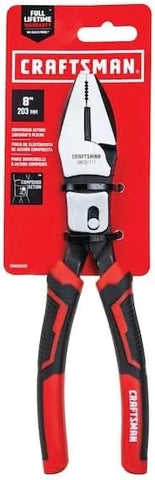CRAFTSMAN Linesman Pliers, 8-Inch Compound Action (CMHT81717)