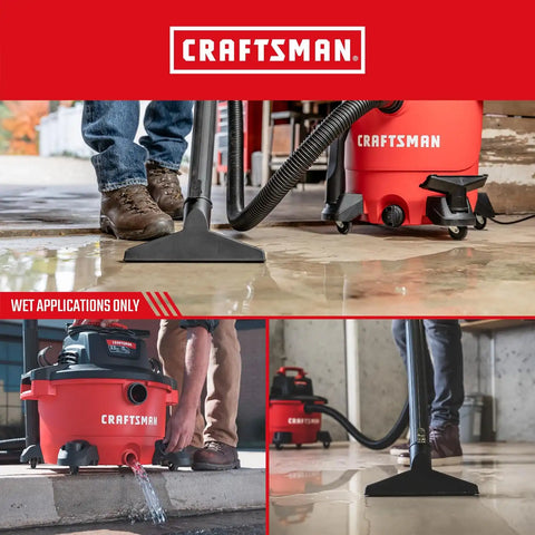 CRAFTSMAN CMXZVBE38778 Genuine 5-20 Gal. Wet Application Wet Dry Vac Filter | Fits Most 5 to 20 Gallon CRAFTSMAN Shop Vacuums, Easy Installation, Designed for High-Volume Liquid Pick-ups, 2-Pack