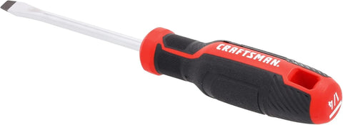 CRAFTSMAN Screwdriver SL1/4 in. x 4 in. Slotted, Magnetic Tip (CMHT65164)