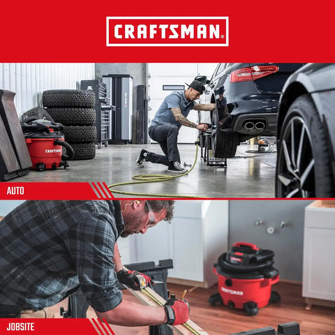 CRAFTSMAN CMXZVBE37413 2-1/2 in. Dusting Brush Wet Dry Vac Shop Attachment | Industrial-Grade Shop Vacuum Accessory for Cleaning Stubborn Debris, Fits 2-1/2 in. Hose Diameter