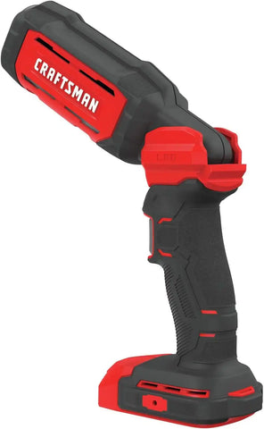 CRAFTSMAN V20 LED Work Light, Cordless Handheld Portable Led Light, 350/700 Lumens Hanging Work Light, Tool Only (CMCL050B)