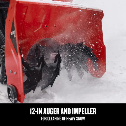 CRAFTSMAN Select 24" Snow Blower Gas, Two-Stage Snowblower, Start Push Button, 208cc Powerful Engine, Self Propelled Gas-Powered Snow Blowers, 24-in. Clearing Width (31AS6K1EB93)