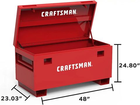 48" Craftsman Jobsite Box in Red