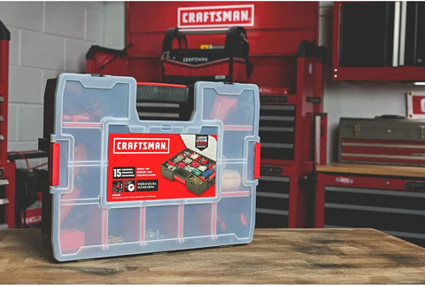 CRAFTSMAN Large Storage Organizer, 15 Compartments (CMST14027)