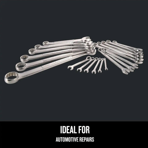 CRAFTSMAN Combination Wrench Set, Metric, 20 Piece (CMMT12068)