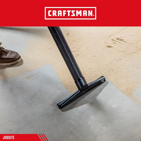 CRAFTSMAN CMXZVBE38727 2-1/2 in. Dry Nozzle Wet Dry Shop Vacuum Attachment | Industrial-Grade 14 inch Wide Shop Vacuum Accessory for Hard Surface Cleaning, Fits 2-1/2 in. Hose Diameter