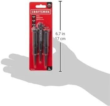 CRAFTSMAN Nail Set, 3-Piece Set (CMHT82541)