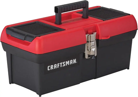 CRAFTSMAN Tool Box, Lockable, 16 in., Red/Black (CMST16901)