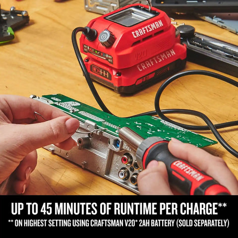 CRAFTSMAN V20 Cordless Soldering Iron, Tool Only (CMCE040B)