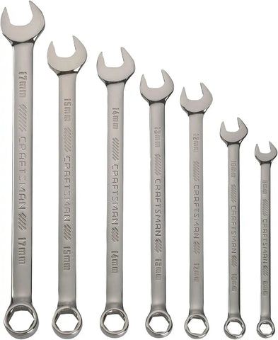 CRAFTSMAN OVERDRIVE 7-Piece Metric Wrench Set (CMMT87807)