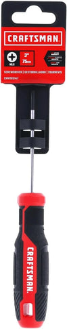 CRAFTSMAN Screwdriver PH0 x 3 in. Precision Phillips Head, Comfort Grip, Magnetic Tip (CMHT65147)