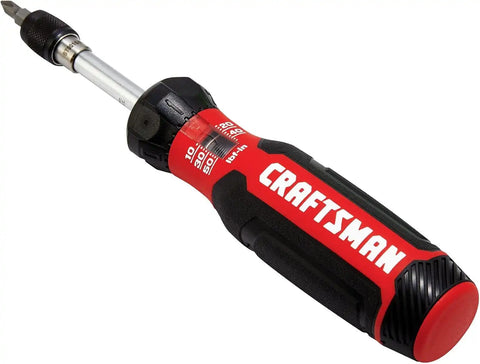 CRAFTSMAN Torque Screwdriver Set with Storage, 1" Phillips, Slotted, Hex, Torx and Square Screwdriving Bits, 29 Piece (CMHT68130) (Pack of 4)