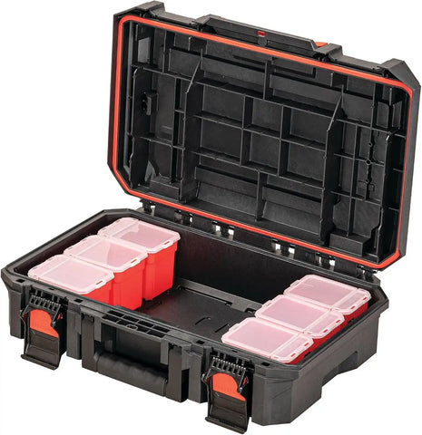 CRAFTSMAN VERSASTACK XL System Tool Box, Water Resistant Tool Storage, with 6 Small Parts Containers, 21 Inch (CMST21415)
