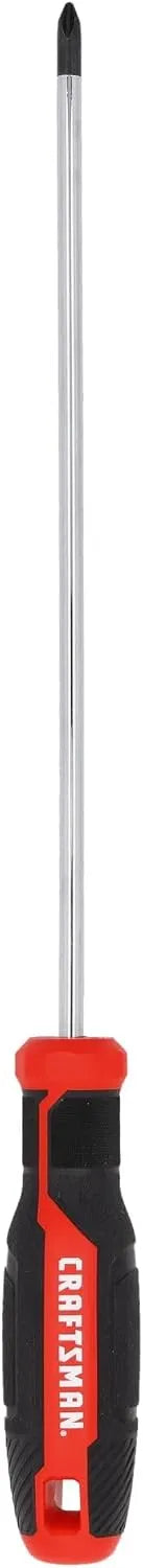 CRAFTSMAN Screwdriver PH2 x 10 in. Extended Reach Phillips Head, Strong Grip Handle (CMHT65153)