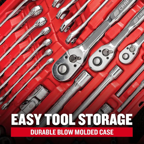 CRAFTSMAN Mechanics Tool Set, SAE/Metric, 189-Piece (CMMT12034)