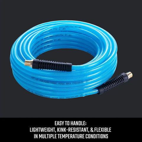 CRAFTSMAN 1/4-in x 50-ft Polyurethane Air Hose, Lightweight, Kink-Resistant, 300 PSI, Flexible, Ideal for Nailers & Staplers