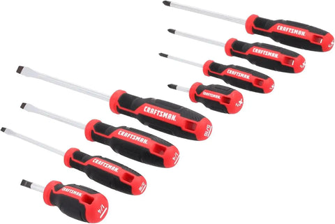 CRAFTSMAN Screwdriver Set, 8 Pc, Flat Head and Phillips Screwdrivers (CMHT65130)