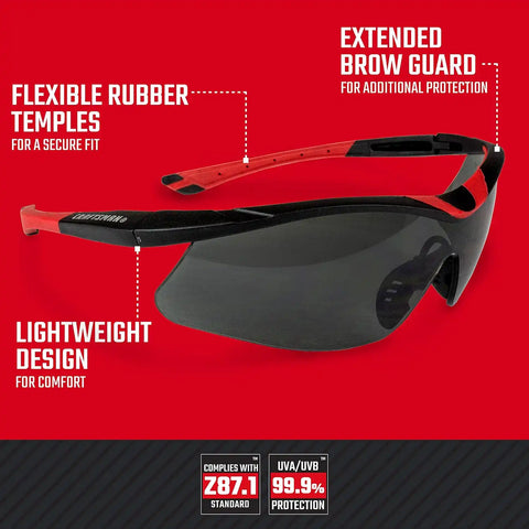 Craftsman 500, Heavy Duty, Safety Glass - Smoke