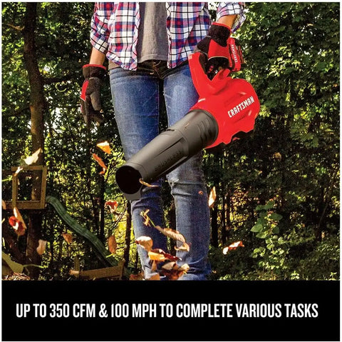 CRAFTSMAN V20 String Trimmer and Leaf Blower Combo Kit, Cordless (CMCK297M1)