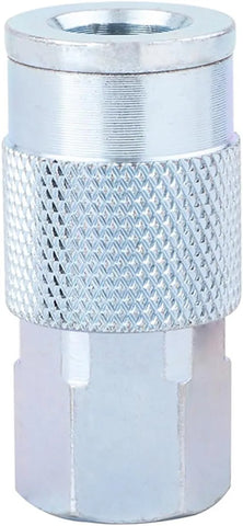 CRAFTSMAN 1/4-in Steel NPT Female Coupler for Air Hose Fittings, Quick Connector Coupler, Industrial Interchange