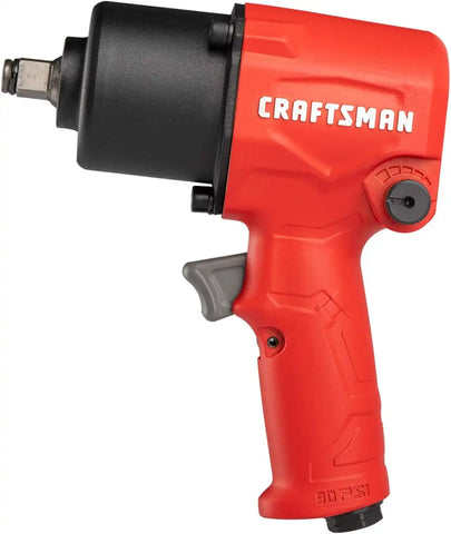 CRAFTSMAN ½-in 400-ft-lbs Air Impact Wrench, Heavy-Duty All-Metal Build, Variable Power Settings, 5 SCFM at 90 PSI