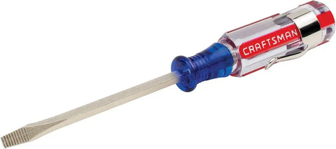 CRAFTSMAN Screwdriver, 1/8-in x 2-1/2 in Slotted, Acetate Handle (CMHT65017)