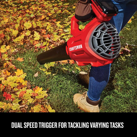 CRAFTSMAN 20V MAX WEEDWACKER String Trimmer and Leaf Blower Combo Kit, Battery and Charger Included (CMCK197M1)