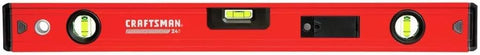 CRAFTSMAN Level, 24", Box Beam, Lighted Vials (CMHT82388)