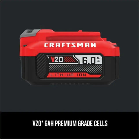 CRAFTSMAN V20 6Ah Lithium Ion Power Tool Battery (CMCB206)