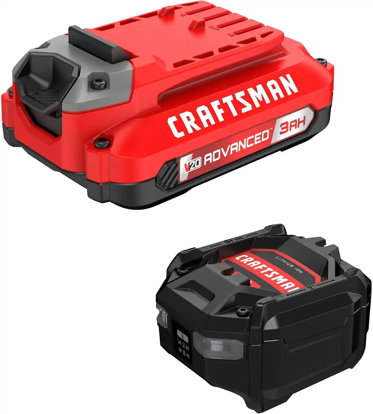CRAFTSMAN V20 3 Ah Advanced Battery Starter Kit, Includes V20 Battery and Charger (CMCB2103-CK)