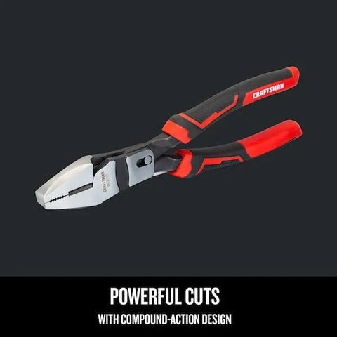 CRAFTSMAN Linesman Pliers, 8-Inch Compound Action (CMHT81717)