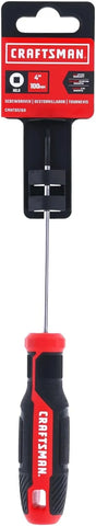 CRAFTSMAN Screwdriver SQ0 x 4 in. Square Tip, Magnetic Hold, Easy Grip Handle (CMHT65169)