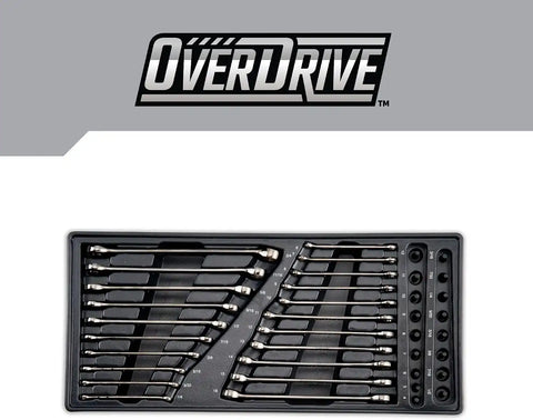 CRAFTSMAN OVERDRIVE 284-Piece Gunmetal Chrome Mechanics Tool Set, Standard SAE/Metric Socket Set, with Hard Case (CMMT99284)