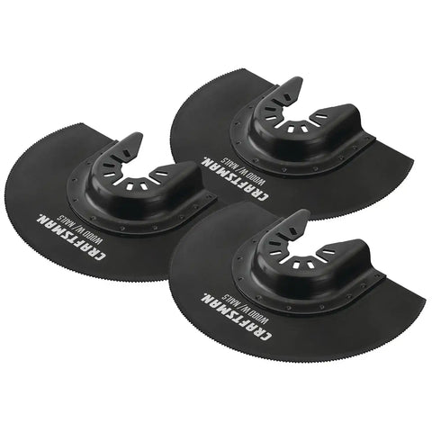 CRAFTSMAN Bi-Metal Oscillating Tool Blade for Wood and Metal, Semicircle, 3 Pack (CMAO113-3)