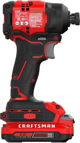 CRAFTSMAN V20 BRUSHLESS RP Compact Impact Driver Kit (CMCF811D1)