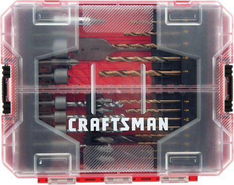 CRAFTSMAN Drill Bit Set 60 Pieces, Impact Driver and Screwdriver Bit Set , Includes Nut Drivers (CMAF1260)