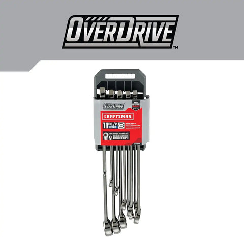 CRAFTSMAN OVERDRIVE 11-Piece Metric Wrench Set (CMMT87811)